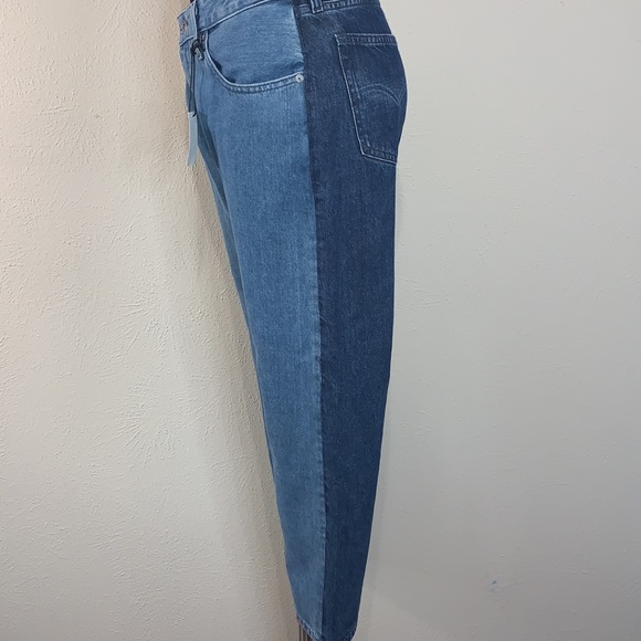 Levi’s Made & Crafted East to West Two-Tone Slim Crop Jeans Size 31 - Picture 7 of 15